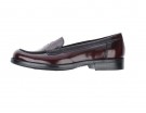 Classici in pelle lucida color burgundy