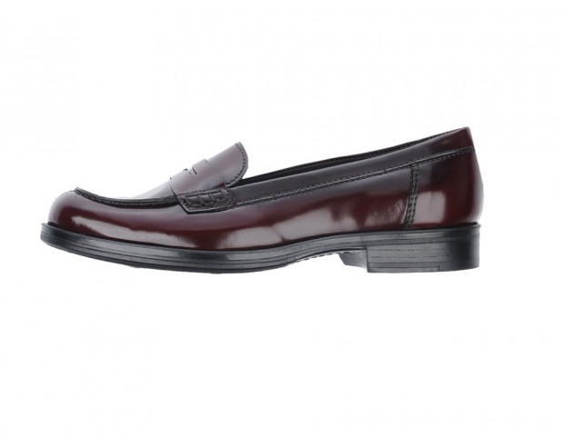 Classici in pelle lucida color burgundy