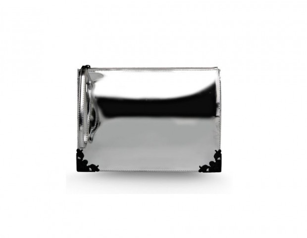 Clutch silver rigida
