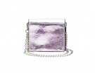Minibag in pelle lilla shining