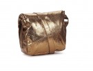 Borsa a tracolla, in pelle bronzo