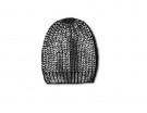 Beanie in maglia, spalmata effetto argento