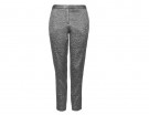 Pantaloni stretch in pelle silver