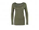 Maglia stretch in cotone con mostrina