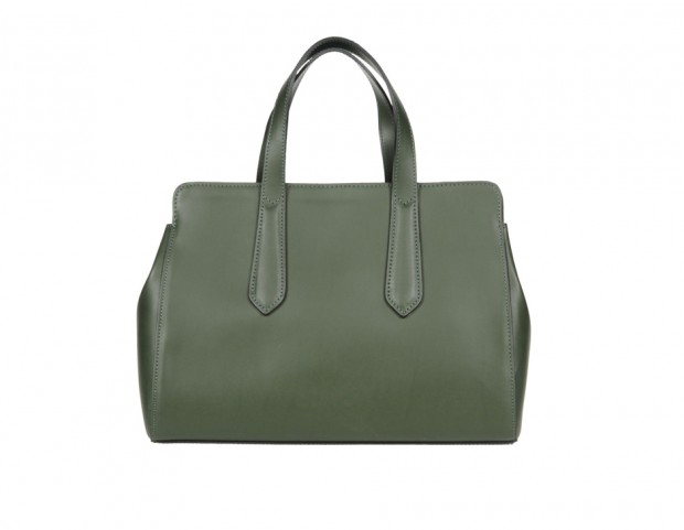 Maxi bag in pelle con manici