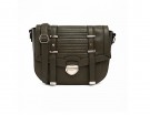 Minibag a cartella con moschettone e tracolla
