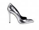 Pumps metallizzate in argento