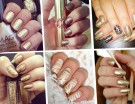 Manicure color oro