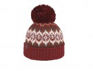 Berretto in lana a dettagli jacquard