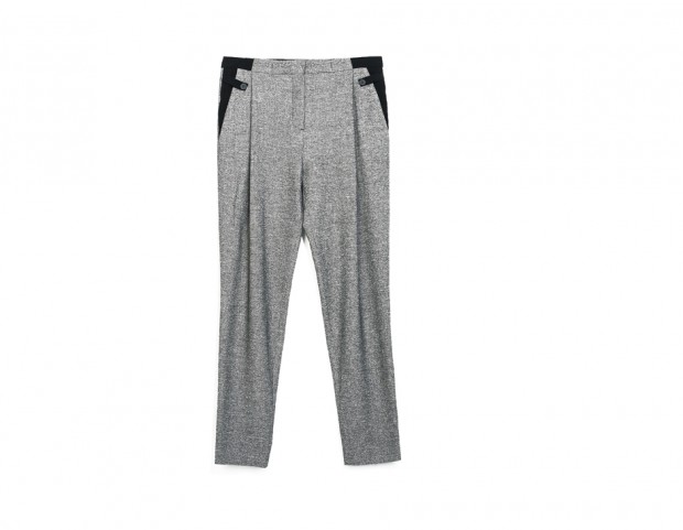 Pantaloni in tessuto con pens