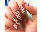 Candy Cane manicure