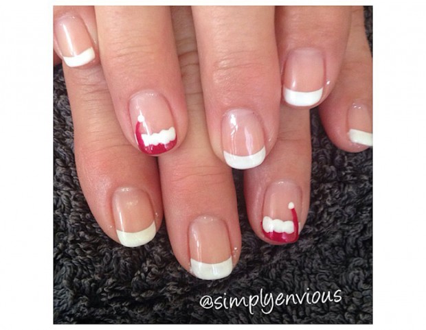 Una french manicure molto particolare