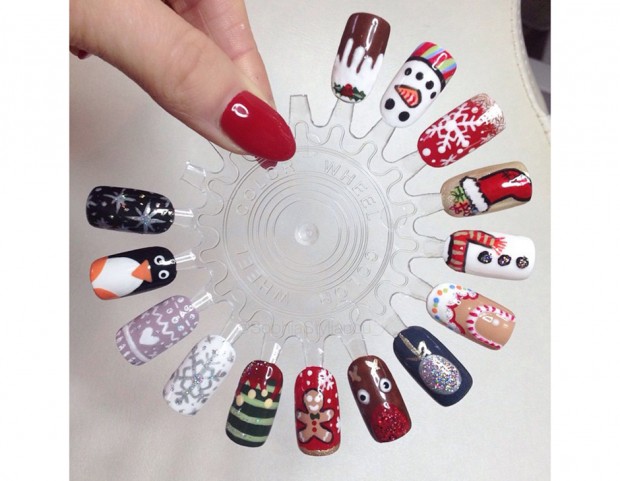Tantissime idee per la manicure natalizia