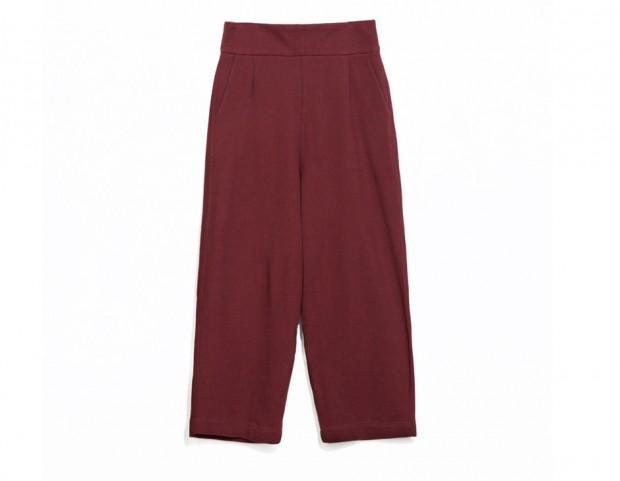 Pantaloni ampi modello culottes