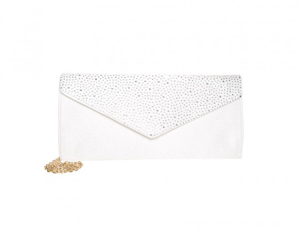 Clutch a busta con cristalli