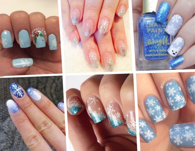 Nail art Regina delle Nevi