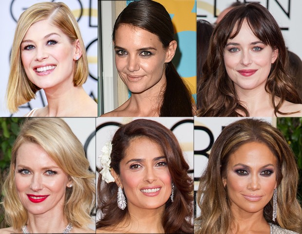 Golden Globes 2015: trucco e capelli delle star ai voti!