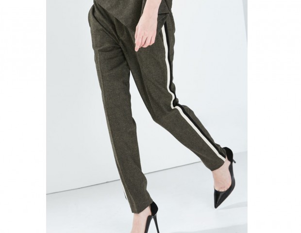 pantaloni con riga laterale zara Off 56% - www.sbs-turkey.com