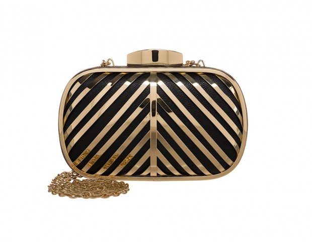 Clutch black&gold