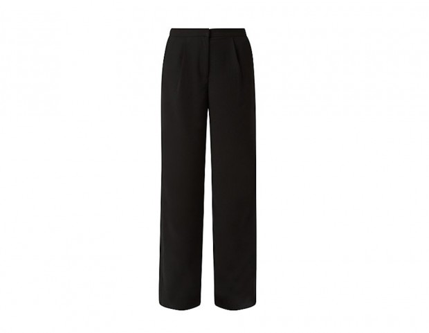 Pantaloni palazzo total black