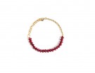 Bracciale in oro con pietre colorate