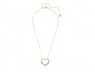 Collana con ciondolo a cuore e brillanti