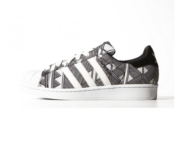 Con tessuto stampato black&white