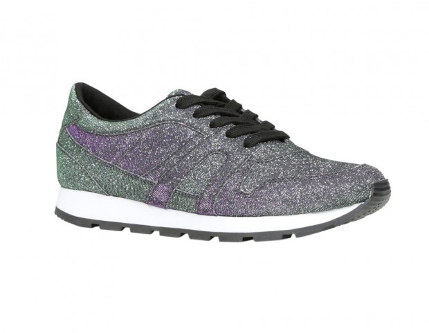 Con trama iridescente multicolor