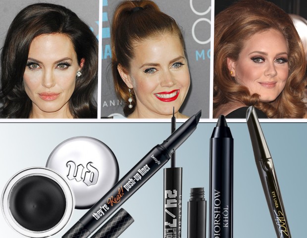 Eyeliner delle celebrities
