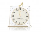 Clutch rigida con dettagli oro