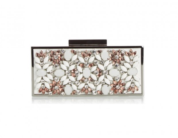 Clutch con applicazioni preziose