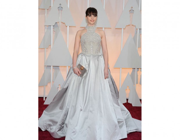 Felicity Jones in Alexander McQueen