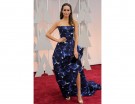 Louise Roe in Monique Lhuillier