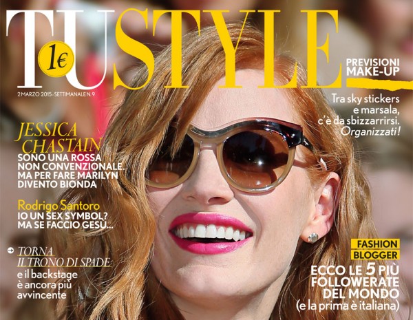 Tu Style è in edicola con Jessica Chastain! - Tu Style