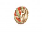 Bangle in metallo dorato multicolor