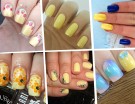 Manicure in giallo