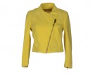 Giacca corta con zip asimmetrica