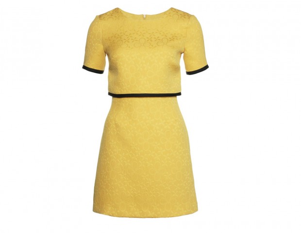 Vestito jacquard dal taglio lady like