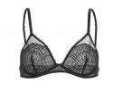 Reggiseno a triangolo in pizzo trasparente