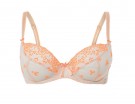 Reggiseno push up con ricami in pizzo