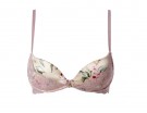 Reggiseno preformato in seta floreale