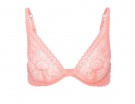 Reggiseno a triangolo in pizzo trasparente