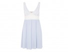 Babydoll romantico in cotone bicolor