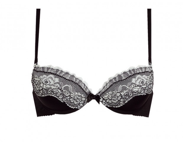 Reggiseno preformato con dettagli in pizzo