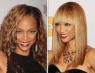 Tyra riccia e liscia