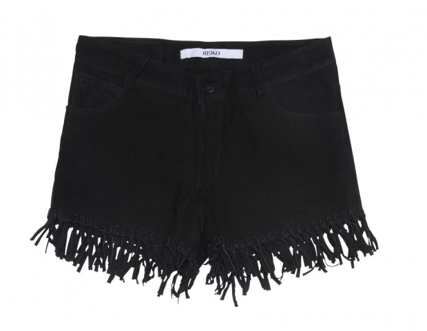 Shorts in denim nero