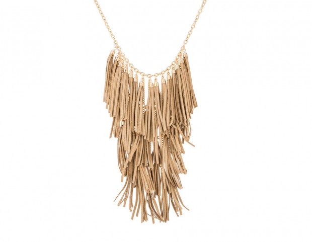 Collana con frange pendant