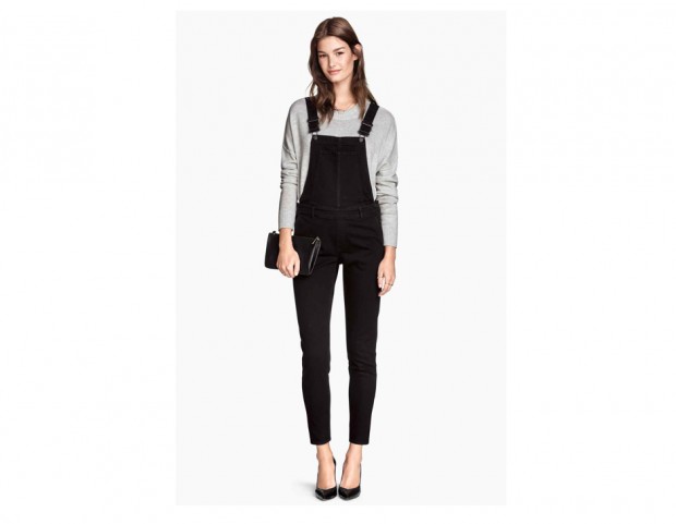 In denim elasticizzato nero