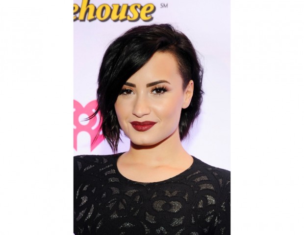 Demi Lovato: ciuffo laterale per il taglio shag