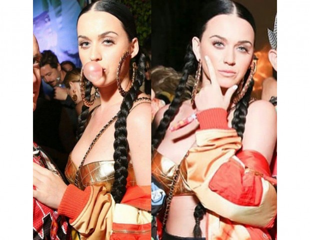Trucco impeccabile, le trecce da Mercoledì Addams con riga in mezzo forse un po’ meno… TuNì